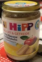 Mängden socker i Apfel-Banane mit Babykeks