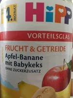 Mängden socker i Apfel Banane in Babykeks