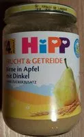 Mängden socker i Birne-Apfel mit Dinkel, Frucht & urgetreide