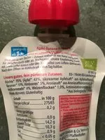 Mängden socker i Hippis Apfel-banane-himbeere Mit Vollkorn