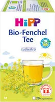 Mängden socker i Bio-fenchel-tee