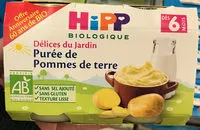 Mängden socker i Délices du Jardin Purée de Pommes de terre