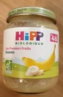 Mängden socker i Alimentation Bébé Bio / Petits Pots bananes 4/6 Mois