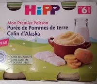 Mängden socker i Mon Premier Poisson Purée de Pommes de terre Colin d'Alsaka