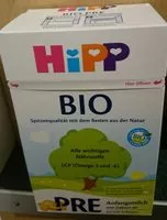 Mängden socker i Hipp Bio Pre Anfangsmilch 600 G