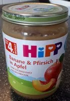 Mängden socker i Banane & Pfirsich in Apfel
