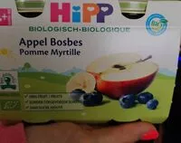 Mängden socker i Hipp pomme myrtille