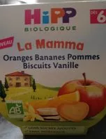 Mängden socker i Compote La Mamma