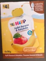 Mängden socker i Apfel-Banane mot  Babykeks