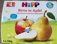 Mängden socker i Birne in Apfel
