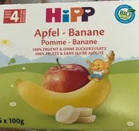 Mängden socker i Compote pomme banane