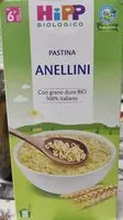 Mängden socker i Pastina anellini
