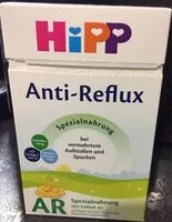 Mängden socker i Lait infantile Hipp anti reflux