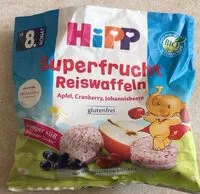 Mängden socker i Superfrucht Reiswaffeln