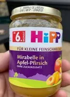 Mängden socker i Mirabelle in Apfel-Pfirsich