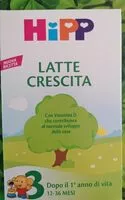 Mängden socker i Latte crescita Hipp