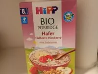 Mängden socker i Hafer Erdbeere Himbeere