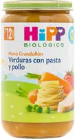 Mängden socker i Potito Bio Verduras Con Pasta Y Pollo 12 Meses