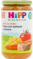 Mängden socker i Potito Bio Pasta Con Tomate Y Ternera 12 Meses Hipp