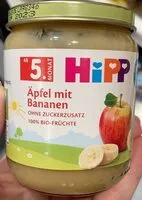 Mängden socker i Äpfel mit Bananen