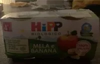 Mängden socker i Omogeneizzato mela e banana