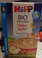 Mängden socker i Bio Milchbrei Hafer-Apfel