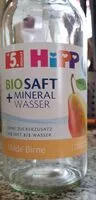 Mängden socker i Biosaft+Mineralwasser Milde Birne