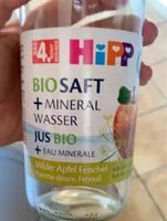 Mängden socker i Jus bio eau minerale