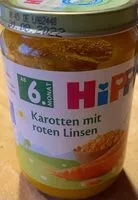 Mängden socker i Karotten mit roten Linsen