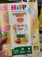 Mängden socker i Hipp bio- fruits et céréales d antan