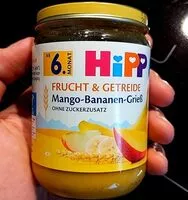 Mängden socker i Mango-Bananen-Grieß