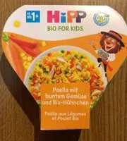 Mängden socker i Paella aux légumes et poulet bio