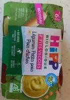 Mängden socker i Petits veggies légumes petit pois pois chiche