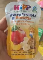 Mängden socker i Frutta frullata e biscotto