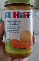 Mängden socker i Légumes variés avec viande de bœuf BIO