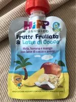 Mängden socker i Frutta frullata e latte di cocco