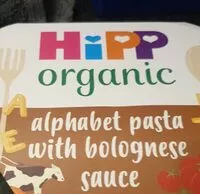 Mängden socker i Alphabet pasta with bolognese sauce