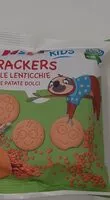 Mängden socker i Crackers lenticchie e patate dolci