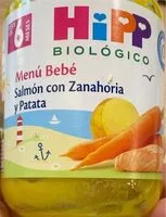 Mängden socker i Salmón con zanahoria y patata