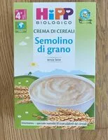 Mängden socker i Semolino di grano