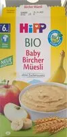 Mängden socker i Bio Baby Bircher Müesli