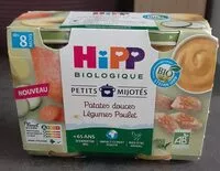 Mängden socker i Patates douce légumes poulet