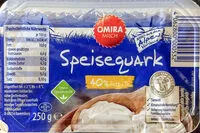 Mängden socker i Speisequark 40%Fett