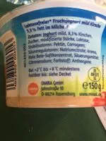 Mängden socker i Minusl Yoghurt Mild Lactosevrij, Kers