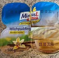 Mängden socker i Minus L Milchpudding Vanille, Vanille