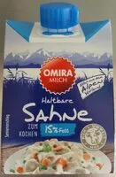 Mängden socker i Sahne zum Kochen 15% Fett