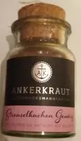 Mängden socker i Anketkraut Streuselkuchen gewürz