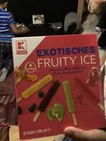 Mängden socker i Exotisches fruity ice