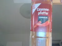 Mängden socker i Cayennepfeffer gemahlen
