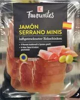 Mängden socker i Jamon Serrano Minis